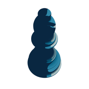 Toon Blue Bishop